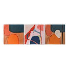 DKD Home Decor Slikarstvo DKD Home Decor Orange Art Abstract Modern (40 x 1,8 x 40 cm)