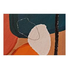 DKD Home Decor Slikarstvo DKD Home Decor Orange Art Abstract Modern (40 x 1,8 x 40 cm)