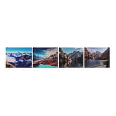 DKD Home Decor Slikarstvo DKD Home Decor Landscape Moutain (50 x 1,8 x 40 cm) (4 enote)