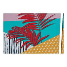 DKD Home Decor Slikarstvo DKD Home Decor Tropsko platno Tropical (30 x 1,8 x 40 cm) (4 enote)