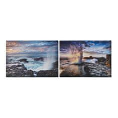 DKD Home Decor Slikarstvo DKD Home Decor Morsko platno Morje in ocean (70 x 1,8 x 50 cm) (2 enoti)