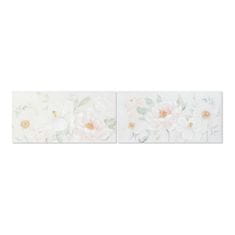 DKD Home Decor Slikarstvo DKD Home Decor S3013721 Platno Flowers (120 x 3 x 60 cm) (2 enoti)