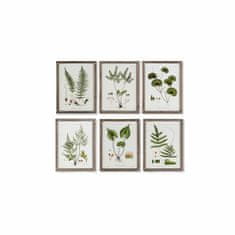 DKD Home Decor Slikarstvo DKD Home Decor Flowers Modern (30 x 1,8 x 40 cm) (6 enot)