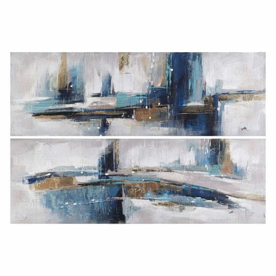 DKD Home Decor Slika DKD Home Decor 150 x 3,5 x 50 cm Abstract Modern (2 enoti)