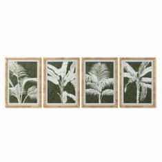 DKD Home Decor Slikarstvo DKD Home Decor Palme 50 x 2 x 70 cm Tropski (4 kosi)