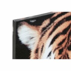 DKD Home Decor Slikarstvo DKD Home Decor Tiger Pinewood Canvas (5 kosov) (2 kosa)