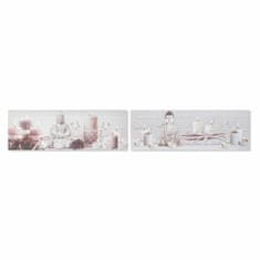 DKD Home Decor Slikarstvo DKD Home Decor Platno iz borovega lesa Buda (2 kosa) (135 x 2,5 x 45 cm)