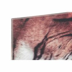 DKD Home Decor Slikarstvo DKD Home Decor Pinewood Tiger platno (2 kosa) (135 x 2,5 x 45 cm)