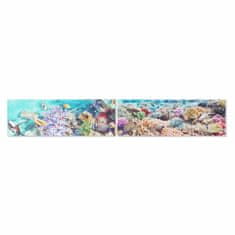 DKD Home Decor Slikarstvo DKD Home Decor Borovničevo platno Ocean (2 kosa) (135 x 2,5 x 45 cm)