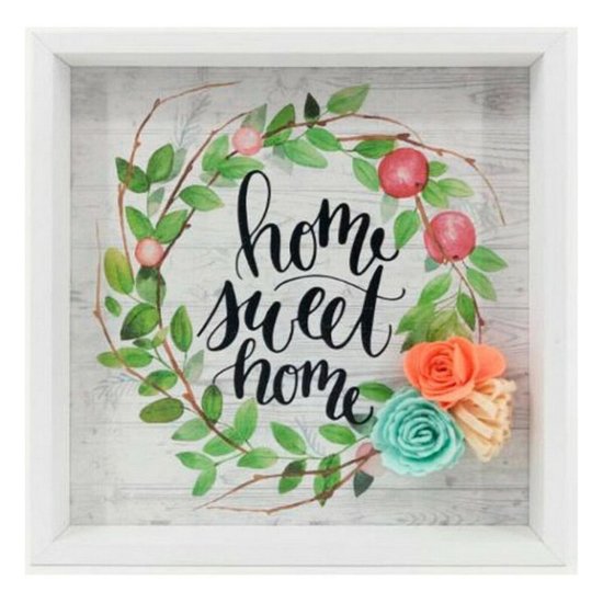 NEW Slika Home Sweet Home (21 x 21 x 2 cm) 115773