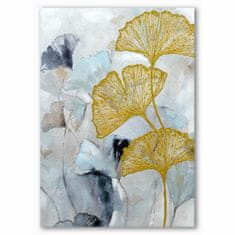 DKD Home Decor Slikarstvo DKD Home Decor Flowers Modern (2 enoti) (70 x 3 x 100 cm)