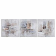 DKD Home Decor Slikarstvo DKD Home Decor 60 x 2,8 x 60 cm Abstract Modern (3 kosi)