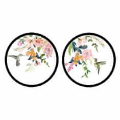 DKD Home Decor Slikarstvo DKD Home Decor Flowers 70 x 3 x 70 cm Shabby Chic (2 enoti)