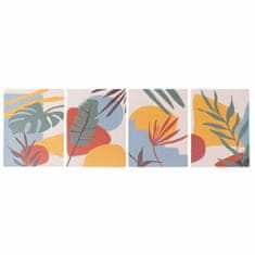 DKD Home Decor Slikarstvo DKD Home Decor Tropical (30 x 1,8 x 40 cm) (4 enote)