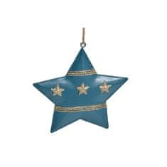 DKD Home Decor Viseča dekoracija DKD Home Decor Christmas Metal (2 kosa) (9 x 8 x cm) (8 x 9 x 9 cm)