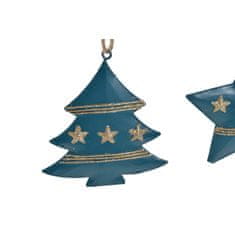 DKD Home Decor Viseča dekoracija DKD Home Decor Christmas Metal (2 kosa) (9 x 8 x cm) (8 x 9 x 9 cm)