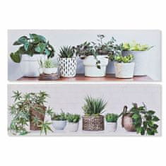 DKD Home Decor Slikarstvo DKD Home Decor Plant (90 x 1,8 x 30 cm) (2 enoti)