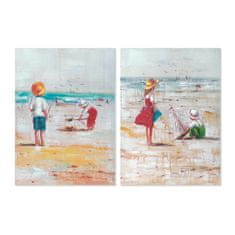 DKD Home Decor Slikarstvo DKD Home Decor Beach Boys (50 x 2,5 x 70 cm) (2 enoti)