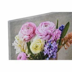 DKD Home Decor Slikarstvo DKD Home Decor Rože (40 x 1,8 x 40 cm)