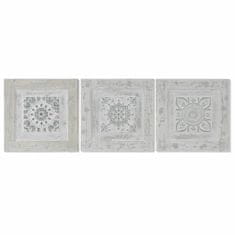 DKD Home Decor Slikarstvo DKD Home Decor ploščice Arabski z reliefom 30 x 3 x 30 cm (3 enote)