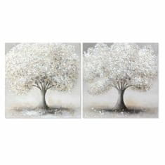 DKD Home Decor Slikarstvo DKD Home Decor Tree (100 x 3 x 100 cm) (2 enoti)