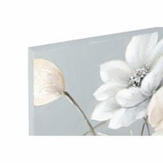 DKD Home Decor Slikarstvo DKD Home Decor Flowers (100 x 3 x 50 cm) (2 enoti)