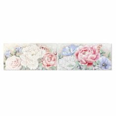 DKD Home Decor Slikarstvo DKD Home Decor Flowers (120 x 3 x 60 cm) (2 enoti)