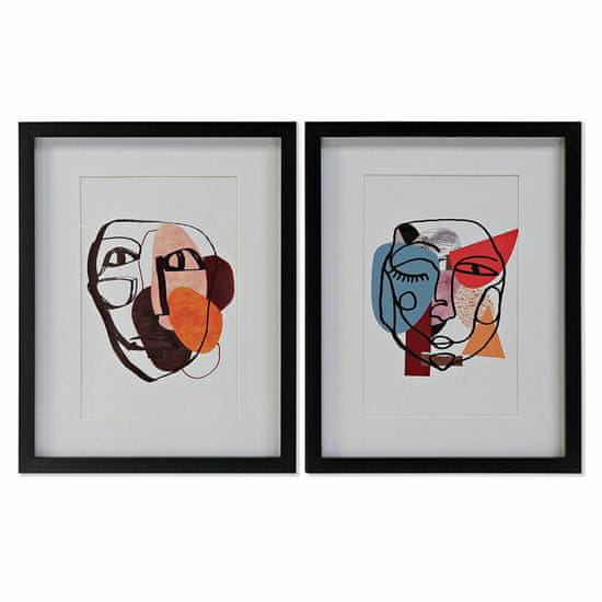 DKD Home Decor Slikarstvo DKD Home Decor Abstract Modern (2 enoti) (35 x 2 x 45 cm)