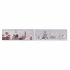 DKD Home Decor Slikarstvo DKD Home Decor Buda Oriental (2 enoti) (90 x 2 x 30 cm)