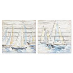 DKD Home Decor Slika DKD Home Decor Yachts Mediterranean (80 x 3 x 80 cm) (2 enoti)