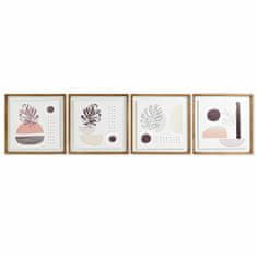 DKD Home Decor Slikarstvo DKD Home Decor Abstract (50 x 2,3 x 50 cm) (4 enote)