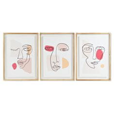 DKD Home Decor Slikarstvo DKD Home Decor Abstract (50 x 2,3 x 70 cm) (3 enote)