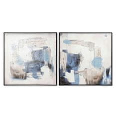 DKD Home Decor Slikarstvo DKD Home Decor Abstract Modern (80 x 4,3 x 80 cm) (2 enoti)