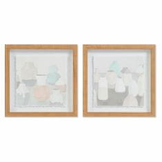 DKD Home Decor Slikarstvo DKD Home Decor Vaza (30 x 3 x 30 cm) (2 enoti)