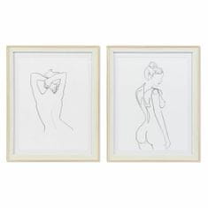 DKD Home Decor Slika DKD Home Decor Lady (40 x 3 x 50 cm) (2 enoti)