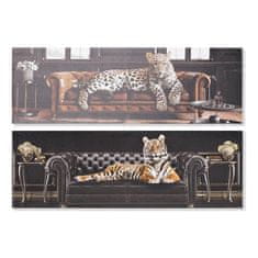 DKD Home Decor Slikarstvo DKD Home Decor Animal (2 enoti) (90 x 2 x 30 cm)