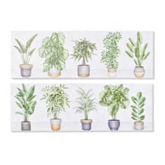 DKD Home Decor Painting DKD Home Decor Plant (90 x 2,3 x 30 cm) (90 x 1,5 x 30 cm) (2 enote)