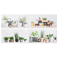 DKD Home Decor Painting DKD Home Decor Plant (80 x 2,3 x 40 cm) (80 x 2 x 40 cm) (4 enote)