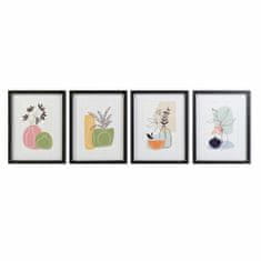 DKD Home Decor Painting DKD Home Decor Vaza (35 x 2,5 x 45 cm) (35 x 2 x 45 cm) (4 enote)