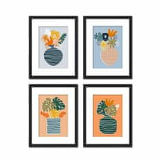 DKD Home Decor Painting DKD Home Decor Vaza (35 x 2,5 x 45 cm) (35 x 2 x 45 cm) (4 enote)