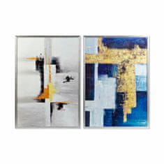 DKD Home Decor Slikarstvo DKD Home Decor Abstract (2 enoti) (70 x 3 x 100 cm)