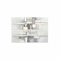 DKD Home Decor Slikarstvo DKD Home Decor Abstract (2 enoti) (40 x 3 x 120 cm)