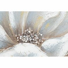 DKD Home Decor Slikarstvo DKD Home Decor Flowers (50 x 2,5 x 50 cm) (2 enoti)