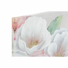 DKD Home Decor Slikarstvo DKD Home Decor Flowers (60 x 2,5 x 60 cm) (2 enoti)