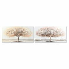 DKD Home Decor Slikarstvo DKD Home Decor Tree (120 x 2,8 x 60,5 cm) (2 enoti)