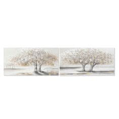 DKD Home Decor Slikarstvo DKD Home Decor Drevesa (120 x 3 x 60 cm) (2 enoti)