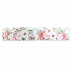 DKD Home Decor Slika DKD Home Decor 150,5 x 2,7 x 60 cm Rože Shabby Chic (2 enoti)