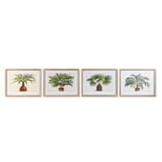 DKD Home Decor Slikarstvo DKD Home Decor 65 x 2 x 50 cm Palme tropske (4 kosi)