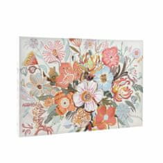 DKD Home Decor Platno DKD Home Decor Flowers (2 enoti) (90 x 3 x 60 cm)