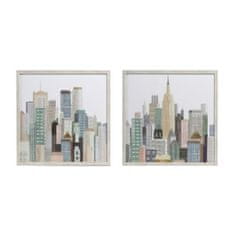 DKD Home Decor Slika DKD Home Decor New York (53 x 3 x 53 cm) (2 enoti)